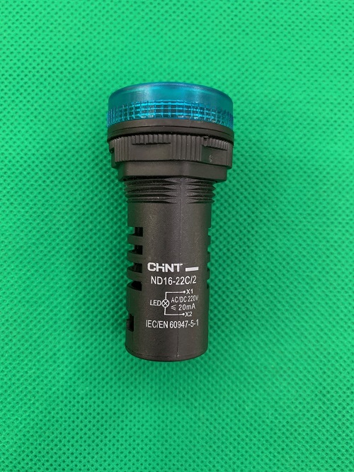 Đèn báo Chint ND16-22C/2 220V BLU