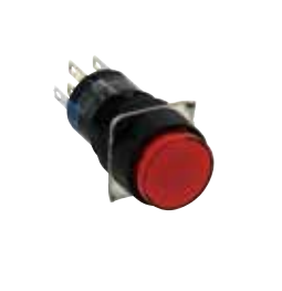 Nút nhấn hình tròn có đèn Idec AL6M-M24RC