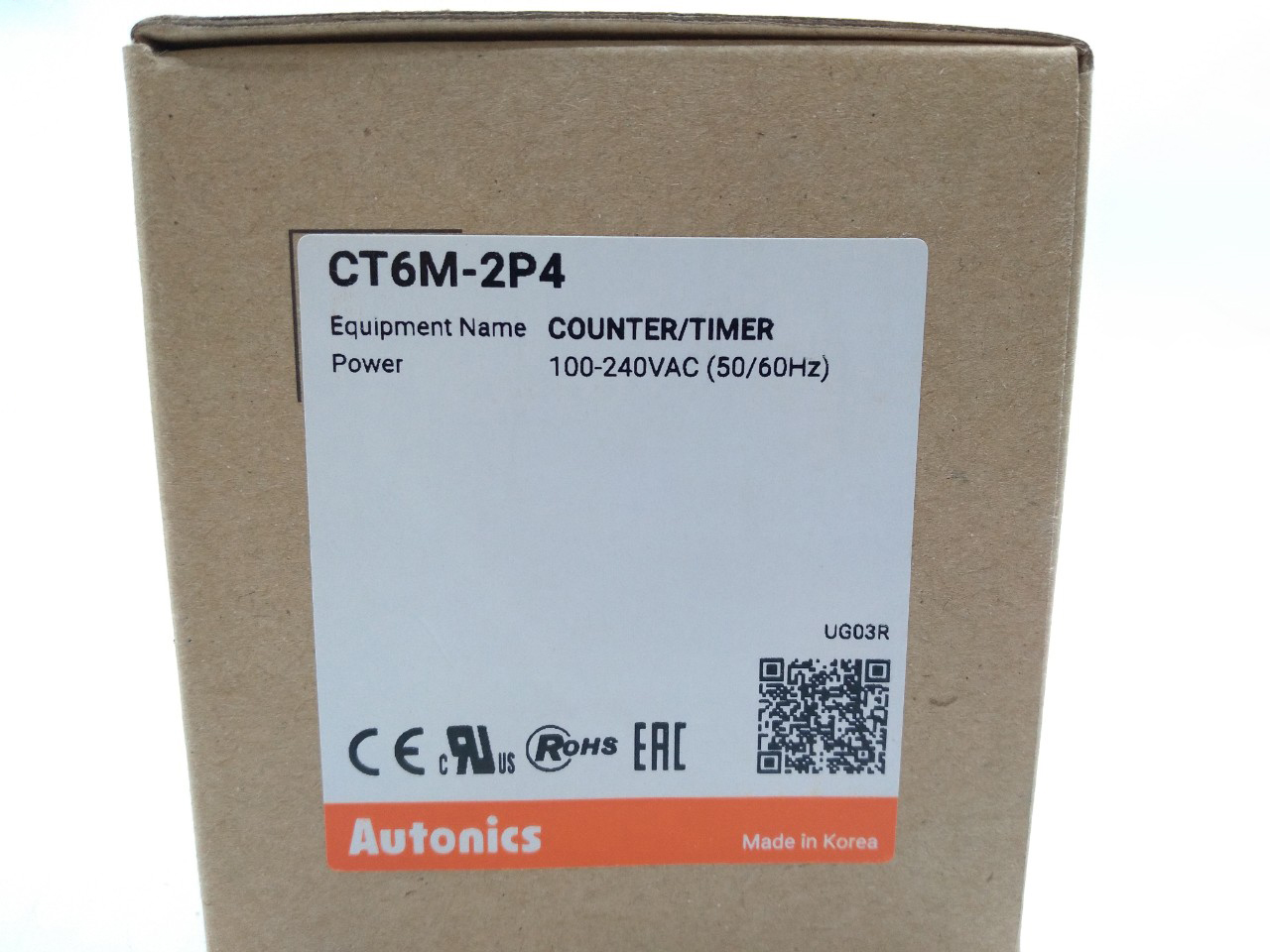 Bộ đếm bộ định thời loại hiển thị số có thể lập trình Autonics CT6M-2P4