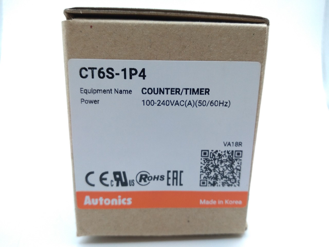 Bộ đếm bộ định thời loại hiển thị số có thể lập trình Autonics CT6S-1P4