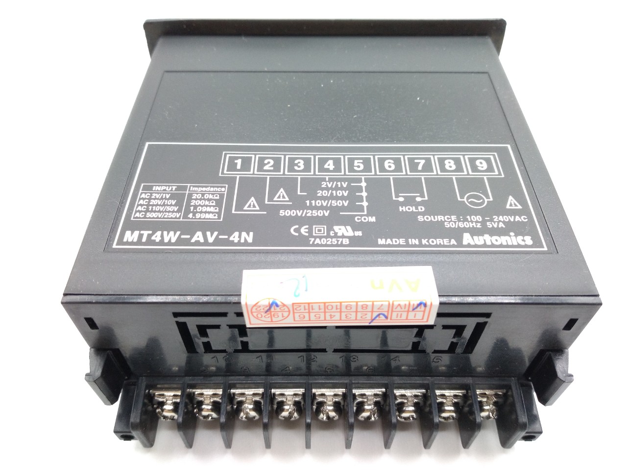 Đồng hồ đo đa năng Autonics MT4W-AV-4N