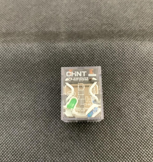 Relay trung gian Chint 8 chân dẹp nhỏ 24Vdc JZX-22F(D)/2Z PLU DC24V