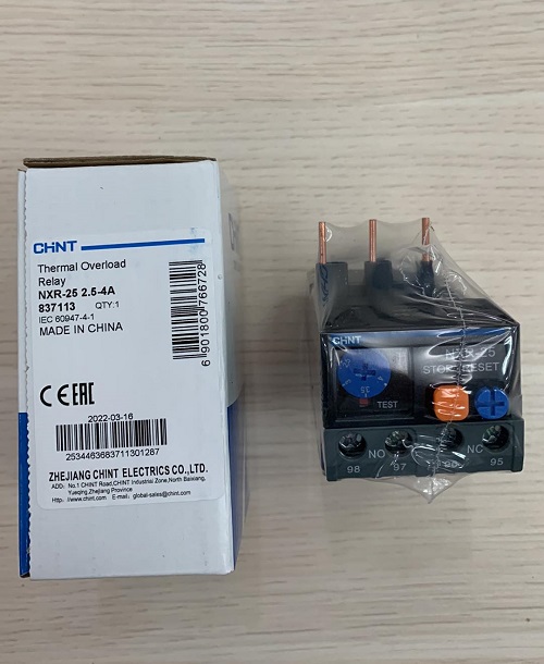 Relay nhiệt Chint 2.5-4A NXR-25 2.5-4A