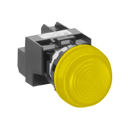 Đèn báo màu vàng, loại Unibody, mặt phẳng YW1P-1UQ4Y Đèn báo màu vàng, loại Unibody, mặt phẳng YW1P-1UQ4Y