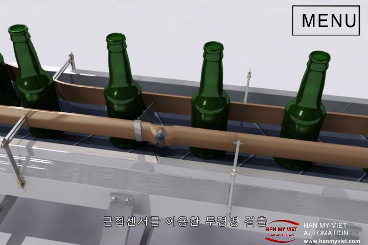 Cảm biến từ prl12 - tính năng và ứng dụng dây chuyền đếm chai