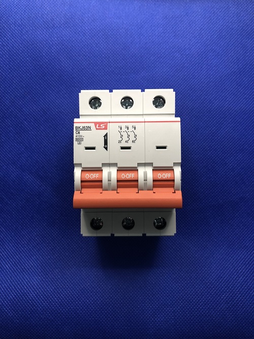 CB tép (MCB) LS BKJ63N 3P 6A, 6KA