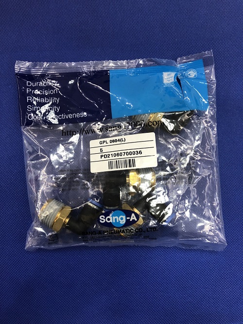 Nối ống L phi 8 ren 21 GPL0804