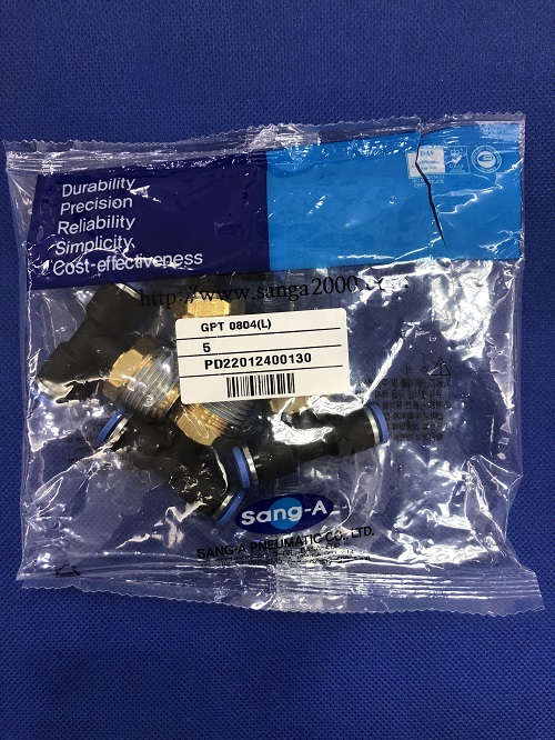 Nối ống T phi 8 ren 21 GPT0804
