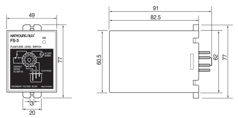 relay-muc-nuoc-FS-3-kich-thuoc