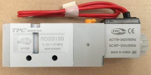 Van điện từ 5/2, 1 coil 110 VAC, ren 1/4” TPC RDS3130-1DZ-02