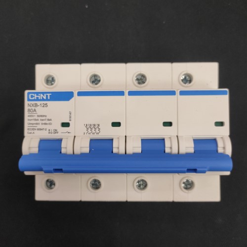 Áp tô mát Chint NXB-125 4P C80