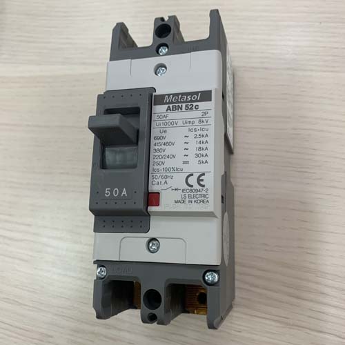 Cầu dao điện MCCB 2 pha LS ABN52C-50A
