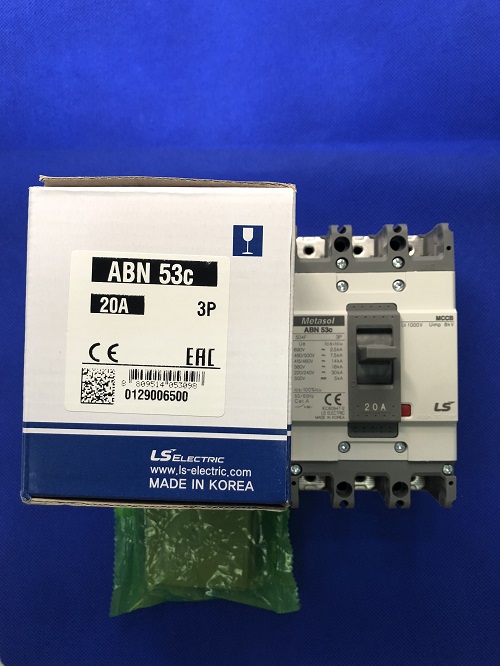 Cầu dao điện MCCB 3 pha LS ABN53C-20A