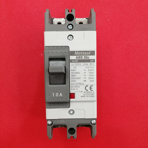 Cầu dao điện MCCB 2 pha LS ABS32C-10A
