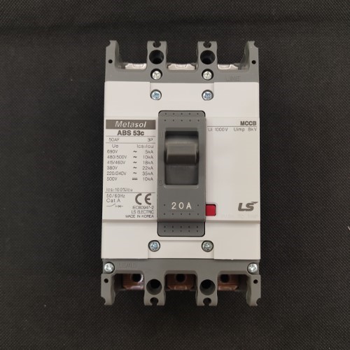 Cầu dao điện MCCB 3 pha LS ABS53C-30A
