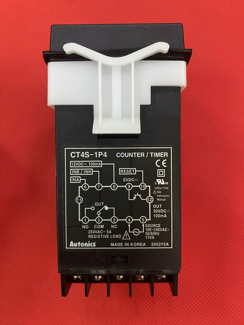 Bộ đếm bộ định thời loại hiển thị số có thể lập trình Autonics CT4S-1P4