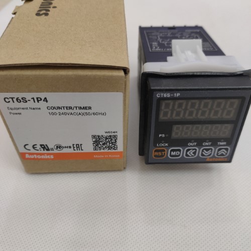 Bộ đếm bộ định thời loại hiển thị số có thể lập trình Autonics CT6S-1P4