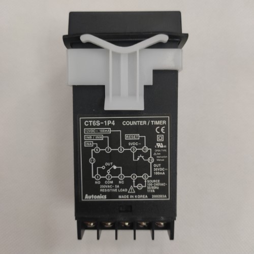 Bộ đếm bộ định thời loại hiển thị số có thể lập trình Autonics CT6S-1P4