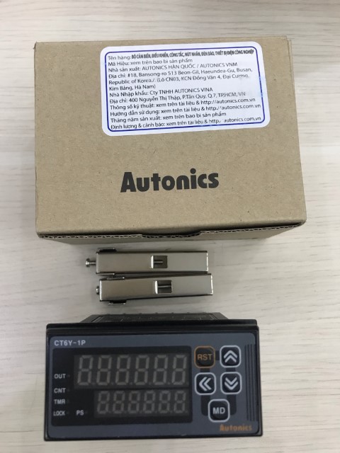Bộ đếm bộ định thời loại hiển thị số có thể lập trình Autonics CT6Y-1P2