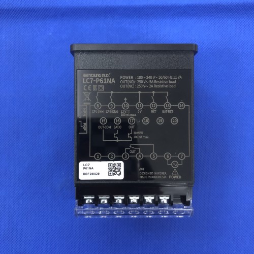 Bộ đếm bộ định thời Hanyoung  LC7-P62CA