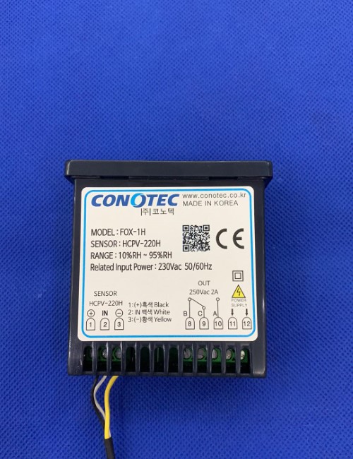 Bộ điều khiển độ ẩm FOX-1H Conotec dải đo 10~90% RH