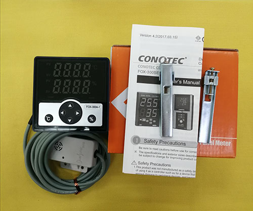 Bộ điều khiển nhiệt độ, độ ẩm Conotec FOX-300A-1 dải đo nhiệt độ -40~65°C
