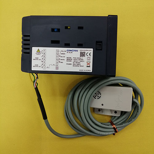 Bộ điều khiển nhiệt độ, độ ẩm Conotec FOX-300A-1 dải đo nhiệt độ -40~65°C