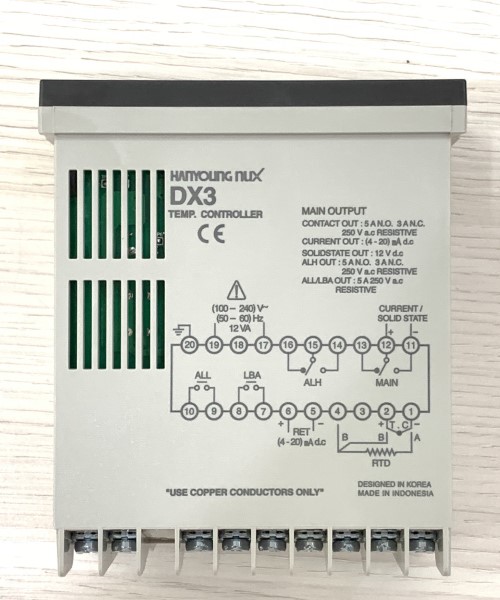 Bộ  điều khiển nhiệt độ Hanyoung DX3-PMWARA
