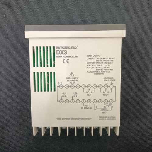 Bộ điều khiển nhiệt độ Hanyoung DX3-PMWNR