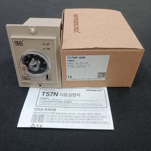 Bộ đếm giờ Hanyoung T57N-P-60-A 