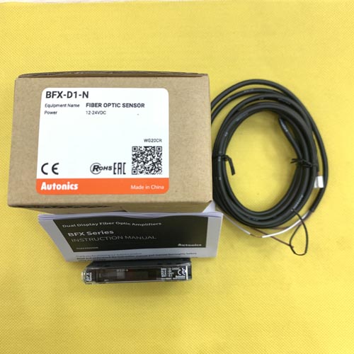 Bộ khuếch đại sợi quang màn hình LCD kỹ thuật số Autonics BFX-D1-N