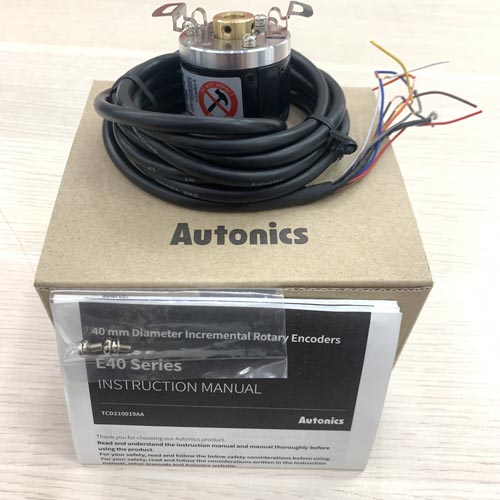Bộ mã hóa vòng quay tương đối 40mm (Loại lỗ liền thân) Autonics E40HB10-60-6-L-24-C