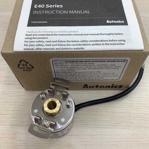Bộ mã hóa vòng quay tương đối 40mm (Loại lỗ liền thân) Autonics E40HB12-1024-3-N-5