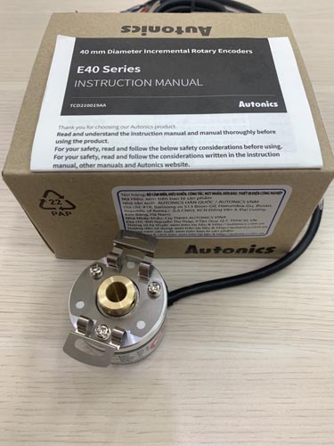 Bộ mã hóa vòng quay tương đối 40mm (Loại lỗ liền thân) Autonics E40HB12-1024-3-V-24