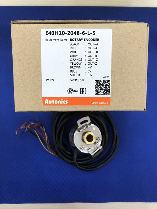 Bộ mã hóa vòng quay tương đối 40mm (Loại lỗ) Autonics E40H10-2048-6-L-5