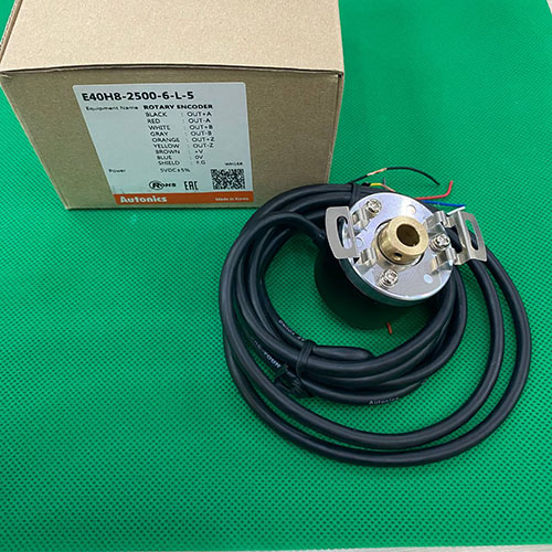 Bộ mã hóa vòng quay tương đối 40mm (Loại lỗ) Autonics E40H8-2500-6-L-5