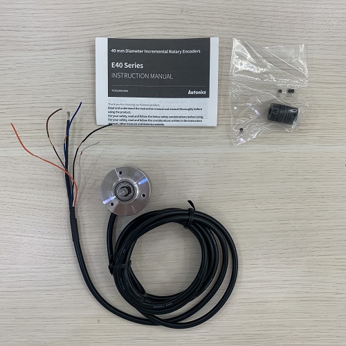 Bộ mã hóa vòng quay tương đối 40mm (Loại trục) Autonics E40S6-1000-3-T-24