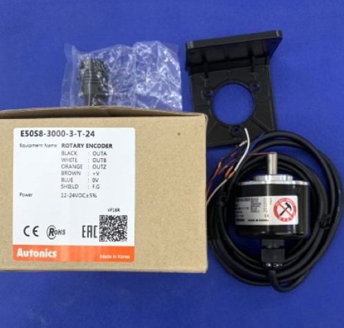 Bộ mã hóa vòng quay tương đối 50mm (Loại trục) Autonics E50S8-3000-3-T-24