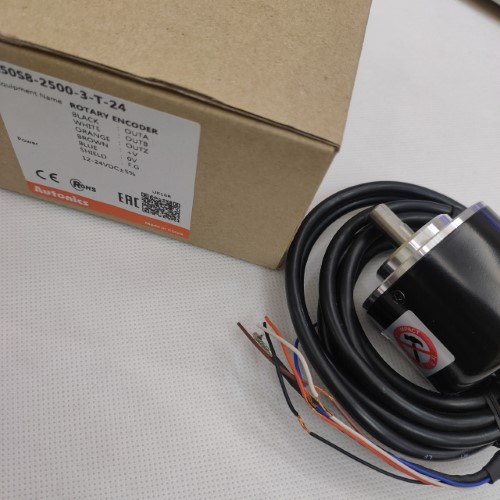 Bộ mã hóa vòng quay tương đối 50mm (Loại trục) Autonics E50S8-2500-3-T-24