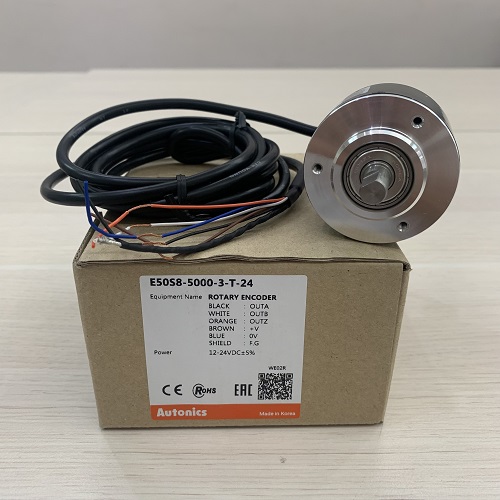 Bộ mã hóa vòng quay tương đối 50mm (Loại trục) Autonics E50S8-5000-3-T-24