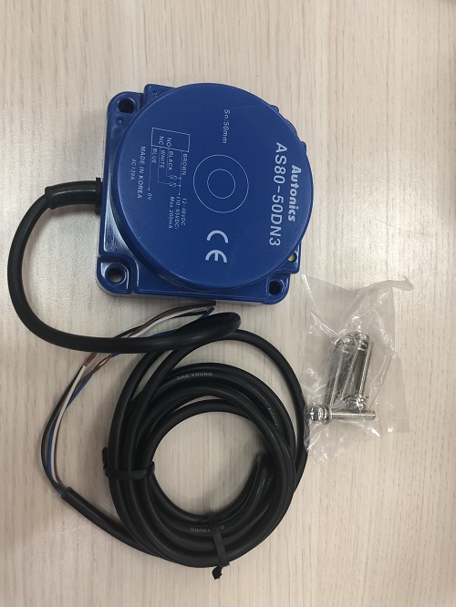 Cảm biến tiệm cận loại hình trụ toàn thân kim loại Autonics AS80-50DN3