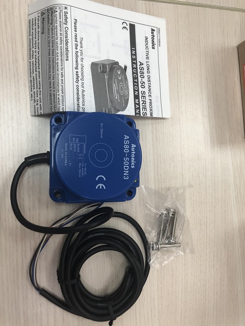 Cảm biến tiệm cận loại hình trụ toàn thân kim loại Autonics AS80-50DN3