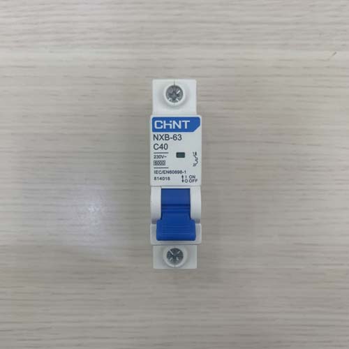 CB tép (MCB) dòng cắt 6KA 1 cực Chint NXB-63 1P C40 6kA