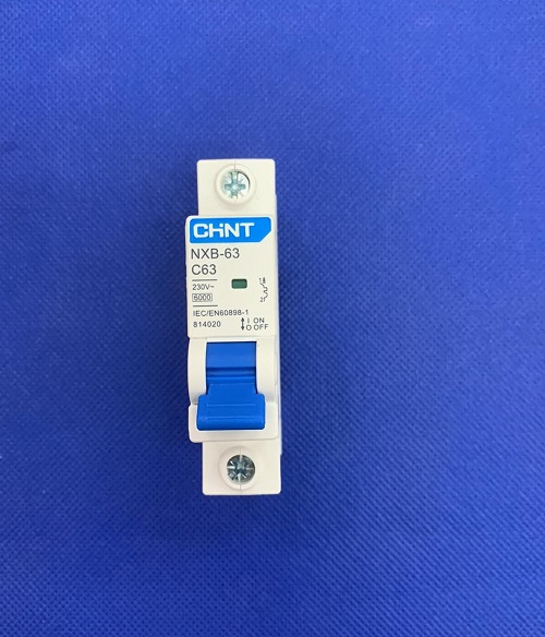 CB tép (MCB) dòng cắt 6KA 1 cực Chint NXB-63 1P C63 6kA