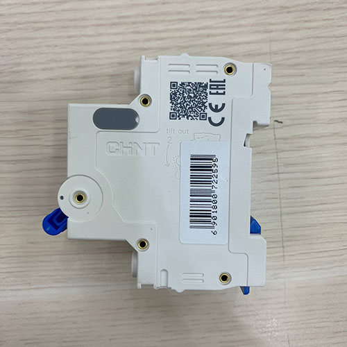 CB tép (MCB) dòng cắt 6KA 2 cực Chint NXB-63 2P C63 6kA