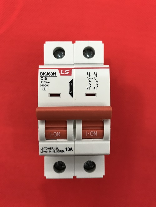 CB tép (MCB) LS BKJ63N 2P 10A, 6KA
