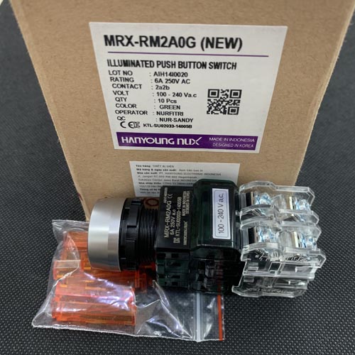 Công tắc có đèn Hanyoung MRX-RM2A0G