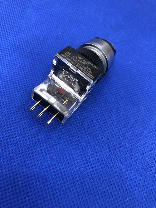 Công tắc xoay 2 vị trí có chìa viền nhôm - Φ16 Hanyoung DRK-R2A1