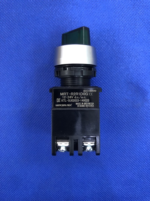 Công tắc xoay 2 vị trí có đèn phi 25 Hanyoung MRT-R2R1D0G