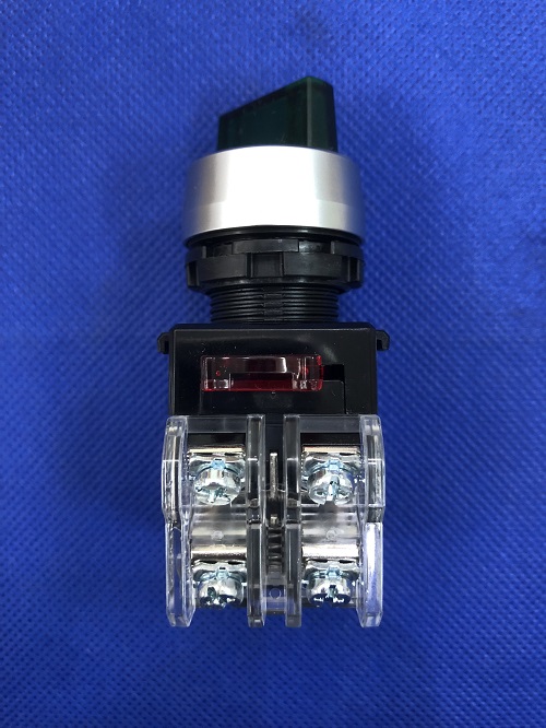 Công tắc xoay 2 vị trí có đèn phi 25 Hanyoung MRT-R2R1D0G